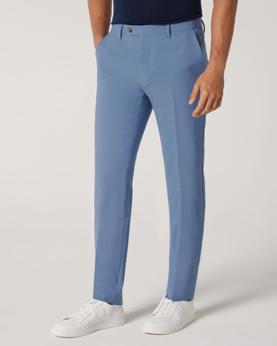 Slim Stretch Wool Blend Tailored Pant